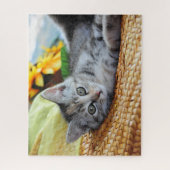 Puzzle Animaux de bébés cutest | Lounge Kitten (Vertical)