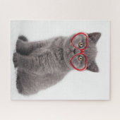 Puzzle Animaux de bébés cutest | Lunettes cardiaques de c (Horizontal)