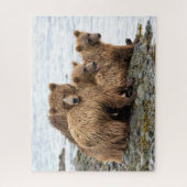 Puzzle Animaux de bébés cutest | Ours et oursons (Vertical)