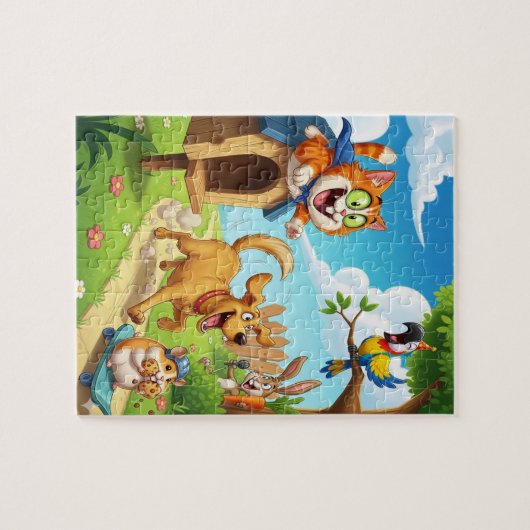 Puzzle Animaux de compagnie (Horizontal)