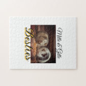 Puzzle Animaux de compagnie amis besties ajouter nom anim (Horizontal)