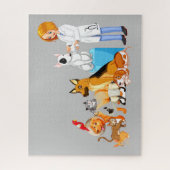 Puzzle Animaux de compagnie avec vétérinaire (Vertical)