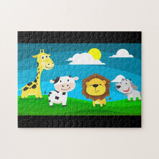 Puzzle Animaux de dessin animé (Horizontal)