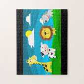 Puzzle Animaux de dessin animé (Vertical)