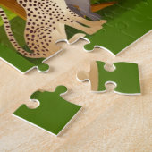 Puzzle Animaux de dessin animé dans la forêt (Côté)