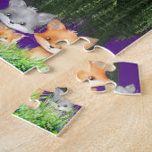 Puzzle Animaux de la forêt violette (Côté)