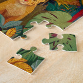 Puzzle Animaux de la Jungle – Léopard et Oiseaux T (Côté)