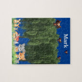 Puzzle Animaux des bois Renards lapins et plus (Horizontal)