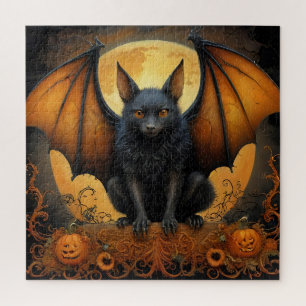 Puzzle Animaux d'Halloween effrayants et déguisés de faço