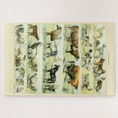 Puzzle Animaux domestiques vintages par Adolphe Millot (Horizontal)