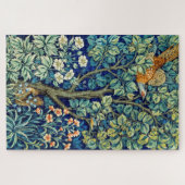 Puzzle Animaux et fleurs, forêt, William Morris (Horizontal)