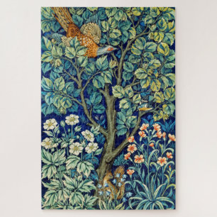 Puzzle Animaux et fleurs, forêt, William Morris