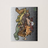 Puzzle Animaux éteints - casse-tête (Vertical)