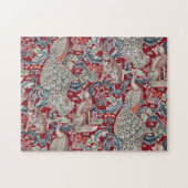 Puzzle Animaux forestiers, William Morris (Horizontal)