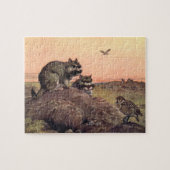 Puzzle Animaux Sauvages Anciens, Vizcachas par Winifred A (Horizontal)