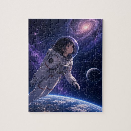 Puzzle Anime dans l'espace (Vertical)