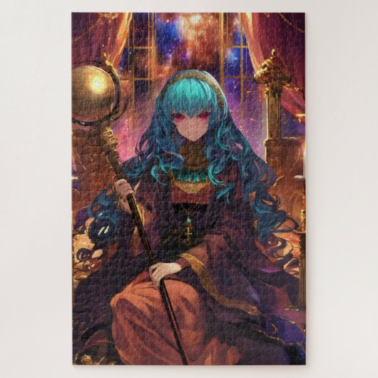 Puzzle Anime fille Imaginaire magicien (Vertical)