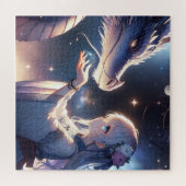 Puzzle Anime Girl et son dragon Mystique (Horizontal)