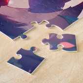 Puzzle Anime Kitsune Girl Cute Fox Imaginaire Art (Côté)