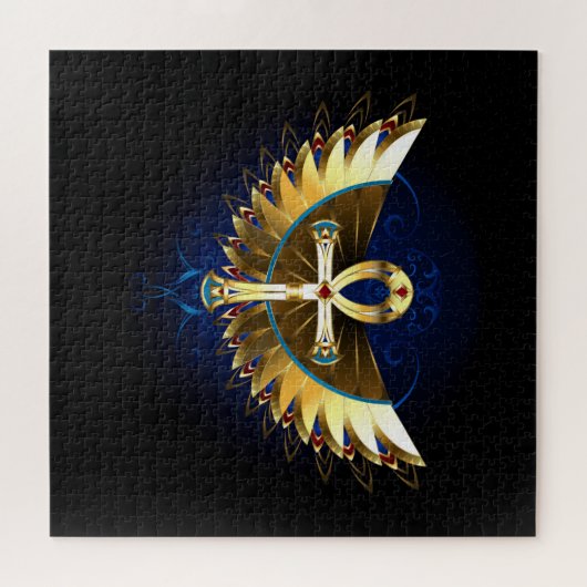 Puzzle Ankh or avec ailes (Horizontal)