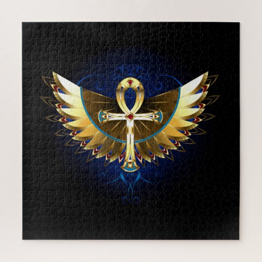 Puzzle Ankh or avec ailes (Vertical)