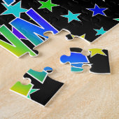 Puzzle "ANN" Prénom, Amusant "HEUREUX ANNIVERSAIRE" (Côté)