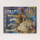 Puzzle Année chinoise de zodiaque du boeuf (Horizontal)