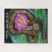 Puzzle Année chinoise de zodiaque du serpent (Horizontal)