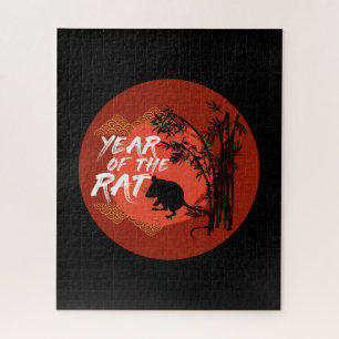 Puzzle Année chinoise du Rat - Bambou Art