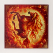 Puzzle Année du Cheval de Feu (Horizontal)