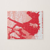 Puzzle Année du Cheval Nouvel An chinois (Horizontal)