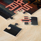 Puzzle 'Année du Dragon 2024' Bonne année chinoise (Côté)