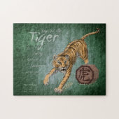 Puzzle Année du tigre Zodiac chinois Art (Horizontal)