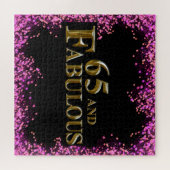 Puzzle Anniversaire 65 ans (Horizontal)