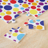 Puzzle Anniversaire daltonien - bleu, jaune, rouge, (Côté)