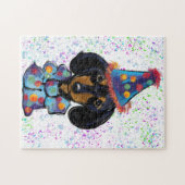 Puzzle Anniversaire de Dachshund (Horizontal)