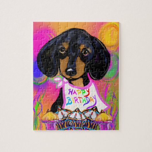 Puzzle Anniversaire de Doxie (Vertical)