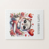 Puzzle Anniversaire de Kitten Pilot (Horizontal)