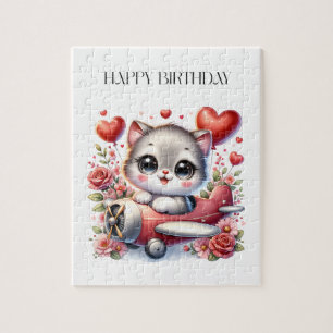 Puzzle Anniversaire de Kitten Pilot
