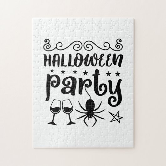 Puzzle Anniversaire de la fête d'Halloween (Vertical)