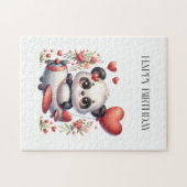 Puzzle Anniversaire de Panda Pilote (Horizontal)