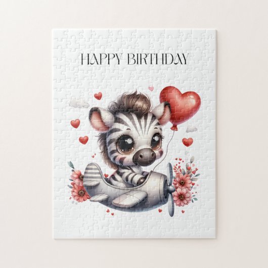 Puzzle Anniversaire de Zebra Pilot (Vertical)