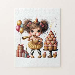 Puzzle Anniversaire drôle de gnome excentrique