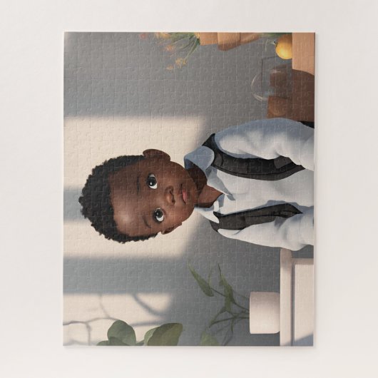 Puzzle Anniversaire du bébé (Vertical)