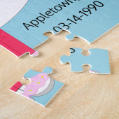 Puzzle Anniversaire du mariage du coeur (Côté)