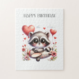 Puzzle Anniversaire du pilote raton laveur