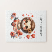 Puzzle Anniversaire Lion Pilote (Horizontal)