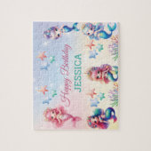 Puzzle Anniversaire Magique De Sirène Sous La Mer (Vertical)