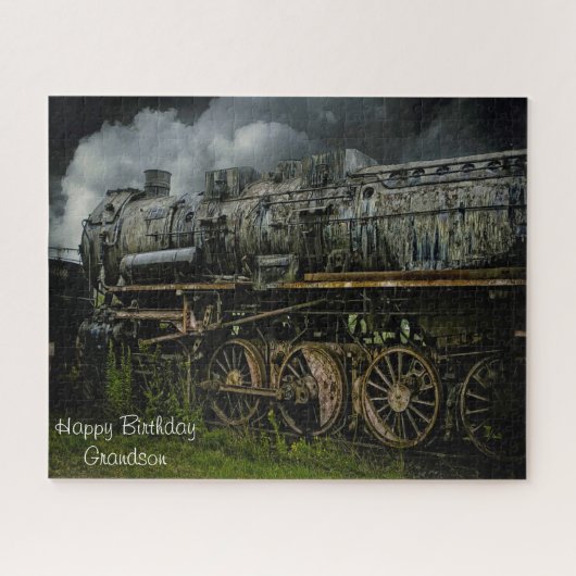 Puzzle Anniversaire Petit-fils. (Horizontal)