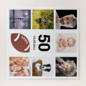 Puzzle Anniversaire photo collage homme gars blanc (Horizontal)